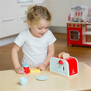Toaster set - red